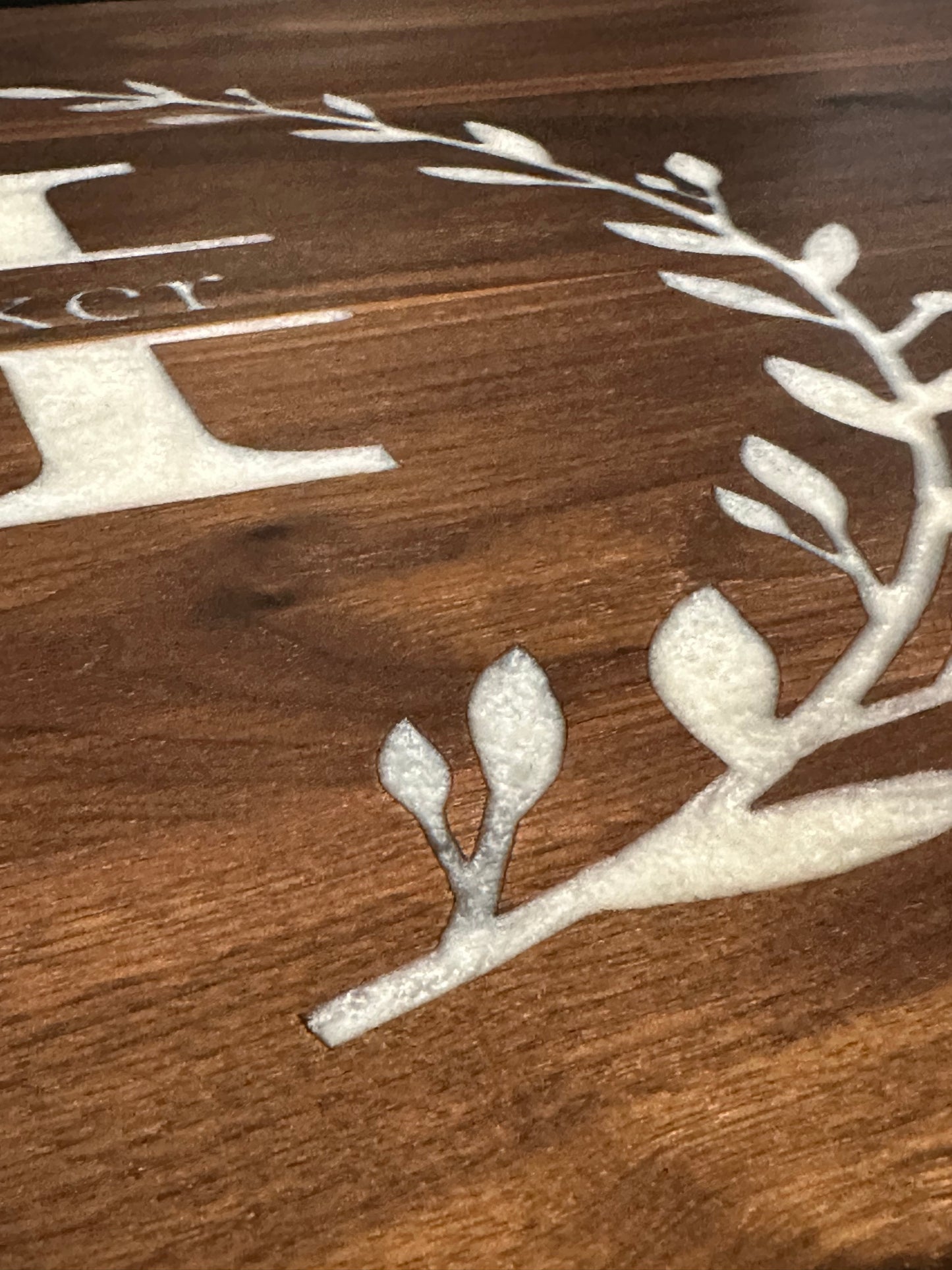 Custom Oven Topper with Name