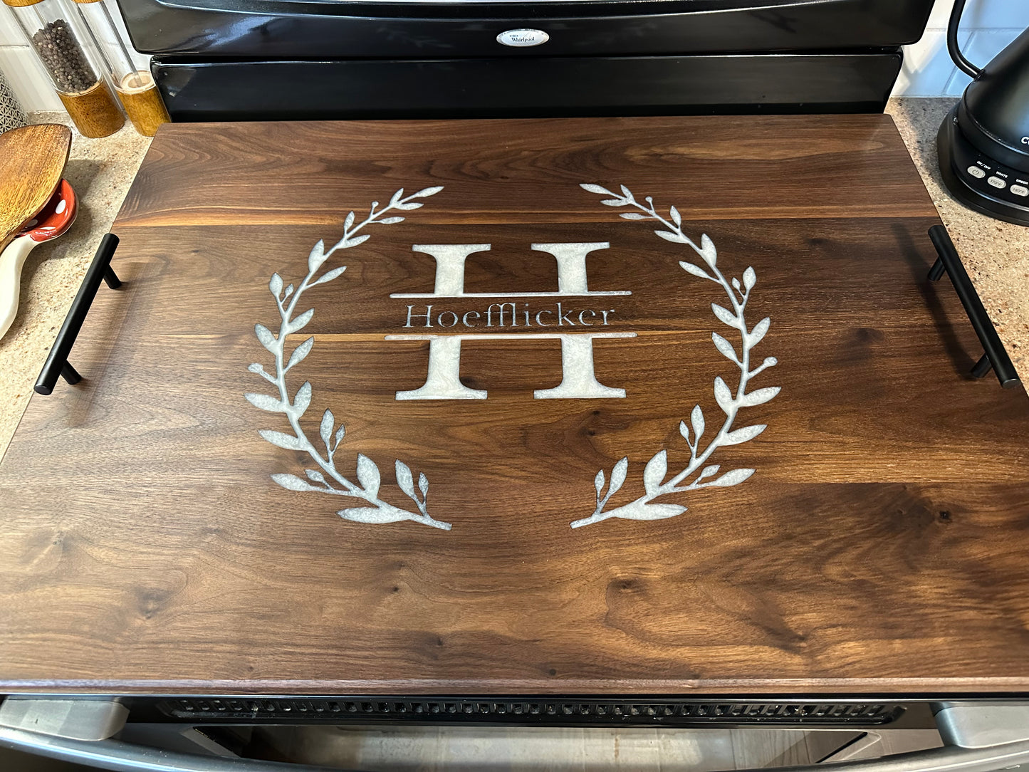 Custom Oven Topper with Name