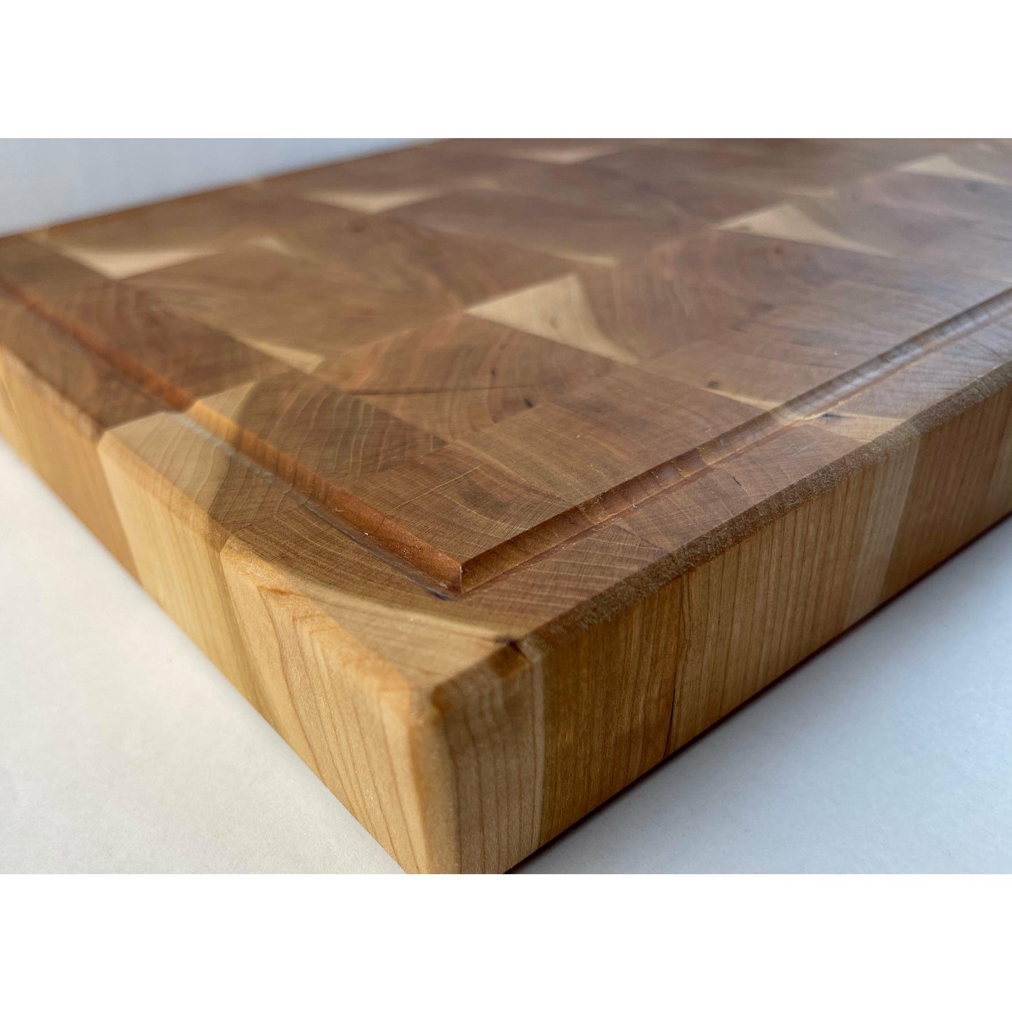 Butcher Block, Cutting Board, Cherry wood - Rock Woodworks