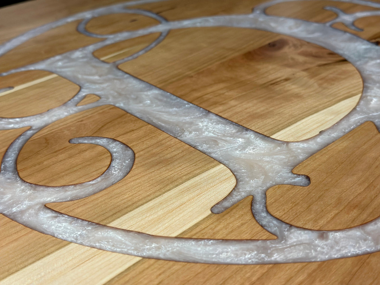 Custom Cherry Wood Stove Top Cover: Personalized Noodle Board