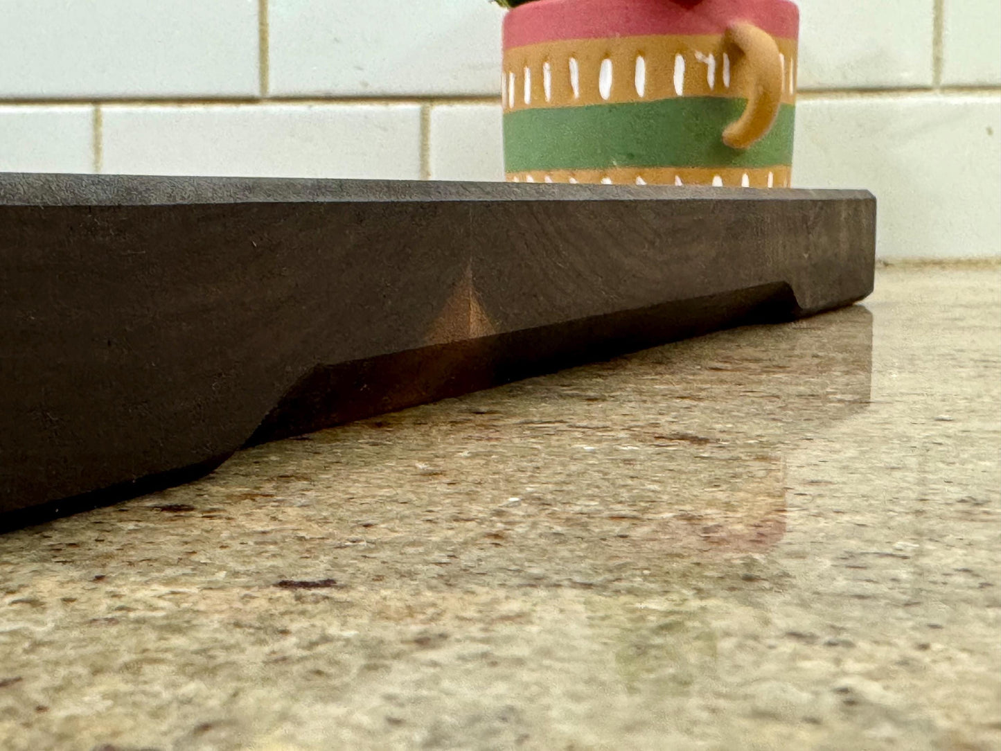 Large Walnut Butcher Block Cutting Board: Personalized Wood Board with Juice Groove