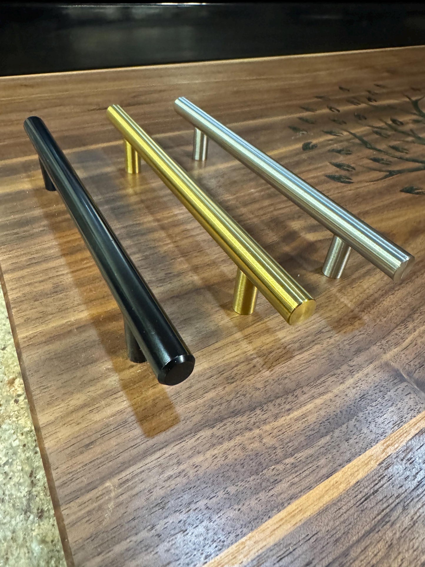 Epoxy Serving Board with Handles: Mountain Forest