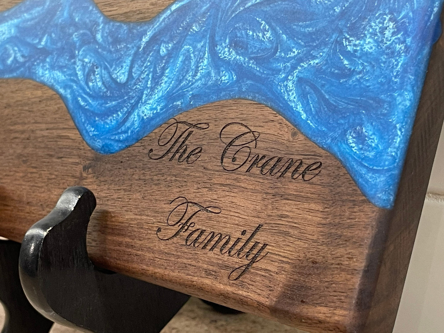 Epoxy River Serving Board