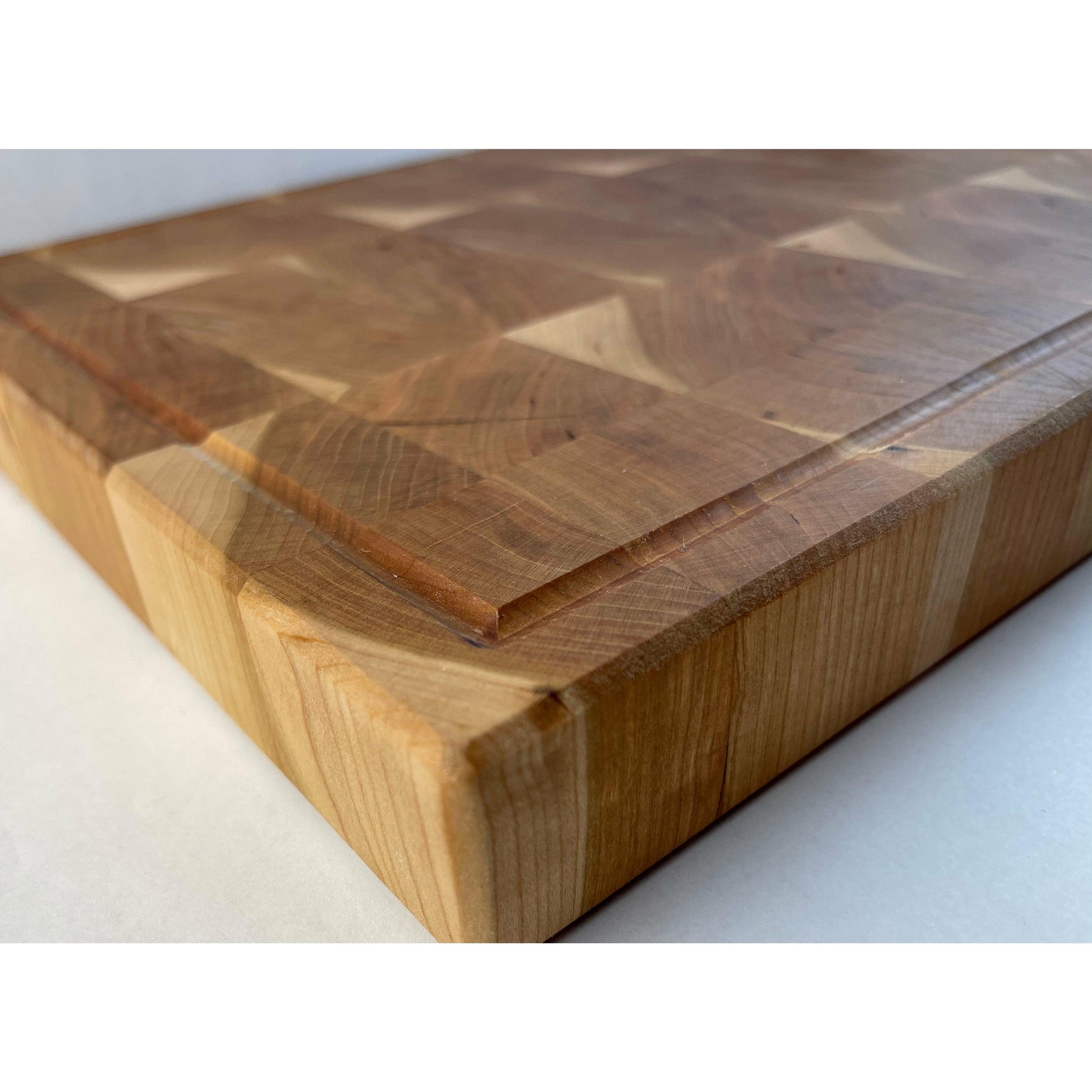 Butcher Block, Cutting Board, Cherry wood - Rock Woodworks